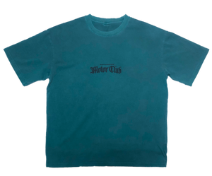 "Flower Tire" Oversized Tee - Green
