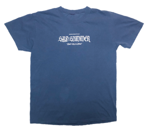 "Sad Summer" Tee - Blue Jean